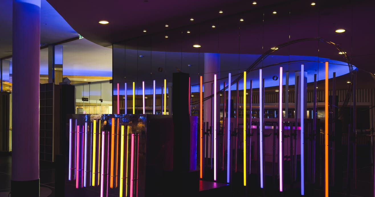 Firmenevent Lichtinstallation